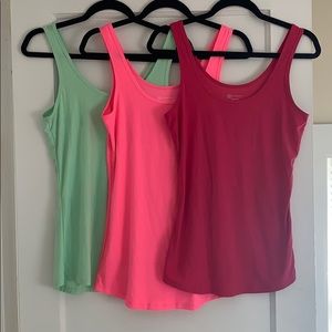 NWOT • Never Worn • Set of three fitted tank tops